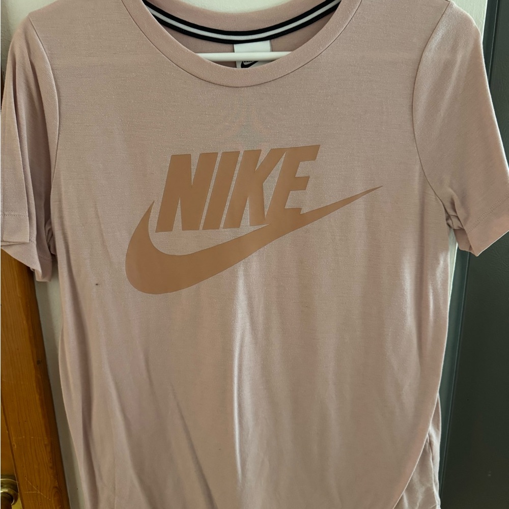 Nike Blush Pink Tee with Black Trim